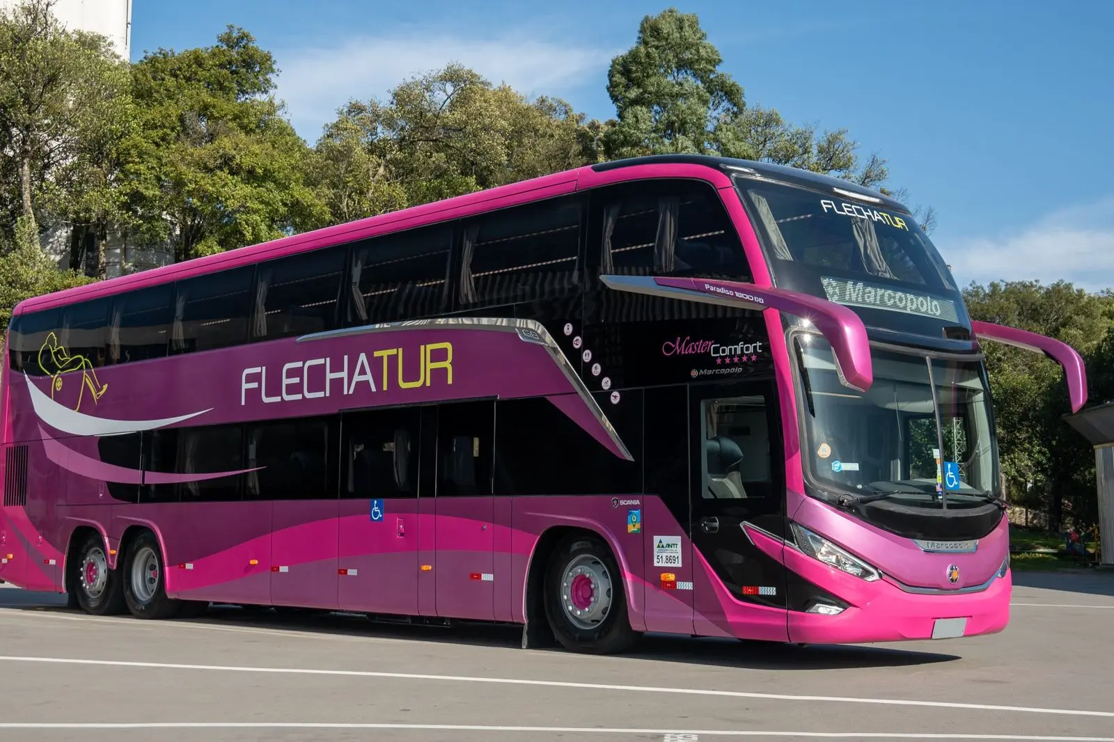 Onibus FlechaTur para viagens em grupo
